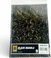 AMMO by MIG Jimenez AMMO MIG juodo marmuro lakštas modeliavimui 8773 – blizgus, pjaustomas