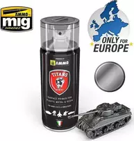 AMMO by MIG Jimenez TITANS HOBBY akrilinis purškiamas gruntas Gun Metal 400 ml greitai džiūstantis