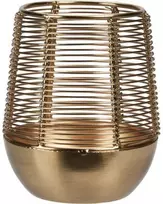 Home Styling Collection Auksinis žvakių žibintas, metalinis