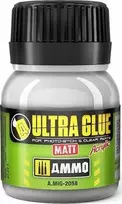 AMMO by MIG Jimenez AMMO MIG Ultra Glue – matiniai klijai fotoėsdintoms ir skaidrioms dalims 40 ml