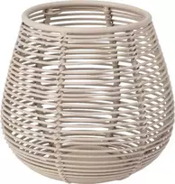 Home Styling Collection Arbatos žvakių laikiklis, smėlio spalvos, ažūrinis