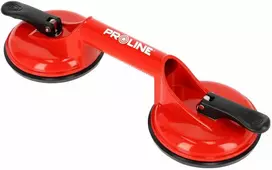 Uchwyt Laikiklis Siurbimo puodelio laikiklis langams, aliuminis, 2x118mm, maks. 80kg, proline