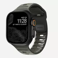 „NOMAD Sport Band“ – „Apple Watch“ 46 mm / 49 mm dirželis iš FKM (pelenų žalia)