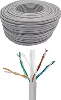 NetRack Vytos poros LAN kabelis Netrack cat 6 UTP, pilkas, 50m, CCA