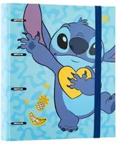 Disney Stitch Tropical – A4 segtuvas (4 žiedai, elastinė juosta)