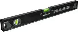 Poziomnica, Aukščiausios kokybės spiritinis gulsčiukas 2 lb frezai, 0,5 mm / 1 m, magnet. 2 %, 120 cm, proline
