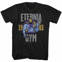 Masters Of The Universe Eternia Gym Black Adult Unisex T-Shirt S