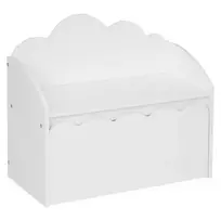 Atmosphera Bench Žaislų dėžė su 2in1 sėdyne, vaikišku suoliuku, 60 x 53,4 x 30 cm