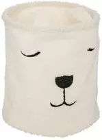 Atmosphera Bear Žaislų krepšelis, garbanotas, meškos burna, Ø 35 cm