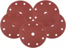 Krążki Šlifavimo diskai 150 mm, xa0P180, 5 vnt., su 9 skylėmis, skirti 04-721
