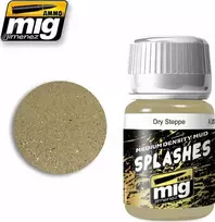 AMMO by MIG Jimenez AMMO MIG Splashes Dry Steppe – sausos stepės purvo efektas, 35 ml