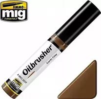 AMMO by MIG Jimenez AMMO by MIG Oilbrusher Earth Clay 3524 – aliejiniai dažai sendinimui su teptuku