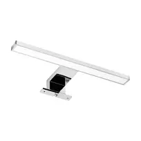 Sieninis šviestuvas Orno NORTES LED 5W, veidrodinė lempa, 320lm, 4000K, ilgis 30 cm, plastikinė, sidabrinė