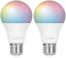 Hombli – E27 išmanioji lemputė – spalvota ir reguliuojamos baltos spalvos – reklaminis rinkinys