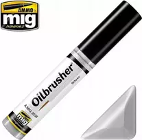 AMMO by MIG Jimenez AMMO MIG Oilbrusher 3538 Sidabrinė – aliejiniai dažai sendinimui