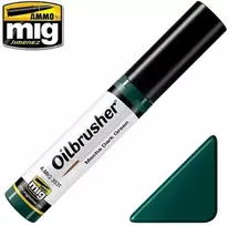 AMMO by MIG Jimenez AMMO MIG Oilbrusher Mecha Dark Žalias 3531 – aliejiniai dažai sendinimui