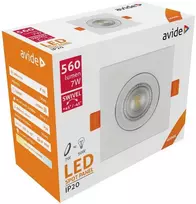 Avide LED Lubinis šviestuvas 7W 4000K 90x90mm, kvadratinis