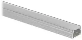 Oledowani TST PROFILIS SU LED JUOSTELIŲ ŠVIESOS TEPTUKU PR-LED/SA2/2M PAVIRŠINIS MONTAVIMAS Sidabrinis