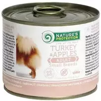 Natures Protection Lovely Hunter NP Dog Adult Small Breeds kalakutiena&Apples 200g konservuotas pašaras šunims