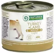 Natures Protection Lovely Hunter NP Dog Adult Light kalakutiena&ėriena 200g konservuotas pašaras šunims