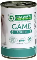 Lovely Hunter NATURE'S PROTECTION suaugusių šunų konservuotas pašaras su žvėriena, 400g
