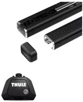 Thule „Squarebar Evo“ stogo bagažinės komplektas turėklams 118 cm