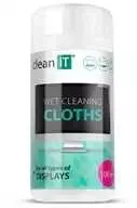 CLEAN IT Drėgnos valymo šluostės ekranams 100 vnt