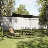 Lauko tinklelis nuo uodų, 220 tinklo, juodas, 300x300x200 cm