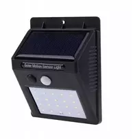 LED šviestuvas su saulės baterija ir judesio davikliu, 20 LED