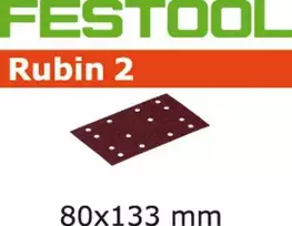 Festool Šlif. popierius vibro šlifuokliui; Rubin2; 80x133 mm; P60; 50vnt