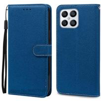 HonorX8 4G 5G Case For Huawei Honor X8 Case Wallet Leather Flip Cover For Honor X8 X 8 Phone Case Cover Coque Fundas For Honor X8 4G tamsiai mėlyna spalva