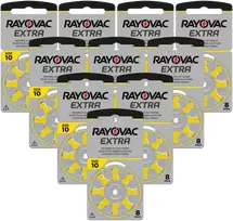Baterijos Klausos Aparatams Rayovac Extra 10 80 Vnt.