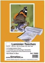 TimeTEX Laminavimo vokai A4 2x80 mic, matinis paviršius, 100 vnt. (TT70082)