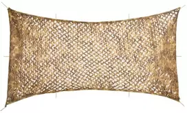 Kamufliažinis tinklas su krepšiu, smėlio spalvos, 708x423cm