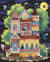 LetiStitch luca S Pasakų namelis SLETI937