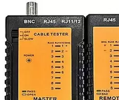 Lan Com As RJ45/BNC 9V tęstinumo testeris, - tikrina susuktos poros ir bendraašius laidus