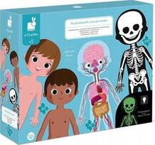 Dėlionė Janod Educational Puzzle Human Body, įvairių spalvų, 225 vnt.