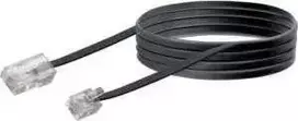 Schwaiger modemo kabelis RJ11 Schwaiger 6P2C -> RJ45 8P2C 3m juodas - TAL6631533