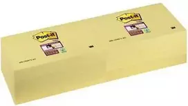 Post-it SUPER STICKY Lipnus padas 655-12SSCY-EU, geltonas, 76x127mm, 90 lapų (3M0682)