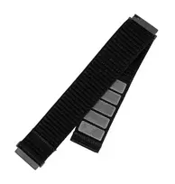 Fixed | Sporty Strap with Quick Release 20mm for Išmanusis laikrodis | 160-210 mm | Juodas | Nylon