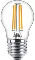 LED lemputė PHILIPS, P45, E27, 6,5 W, 806 lm, 2700 K
