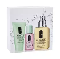 Clinique Rinkinys do mycia twarzy Great Skin (W) 30 ml + mleczko oczyszczające 30 ml + drażniący krem nawilżający 125ml
