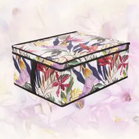 ORDINETT Kaste salokama M izmera 48x36x19cm Floral Beauty
