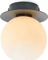 Markslojd Plafon lubinis šviestuvas MINI lubinis šviestuvas 108344 Markslojd stiklinis šviestuvas rutulinis rutulinis IP44 baltas juodas