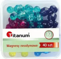 Titanum Titano neodimio magnetų mišinys 10 mm 40 vnt.