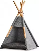Zeller Palapinė kotka tipi, filc / drewno, pilka