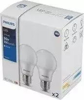 Selgros Philips E27 LED lemputė 8W šiltos spalvos 2 vnt