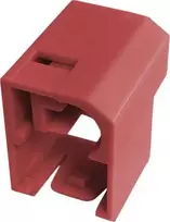 RJ45 kištuko užraktas nuo neleistino atjungimo, raudonas (24 vnt. pakuotėje + raktas) ALANTEC