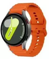4Wrist Silicone strap for Samsung Galaxy Watch 7 - Oranžinis