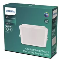 Įmontuojamas šviestuvas Philips MESON, 16.5W, 3000°K, LED